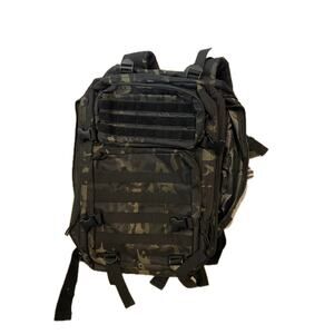 Generic Dark Green Camo Tactical Backpack